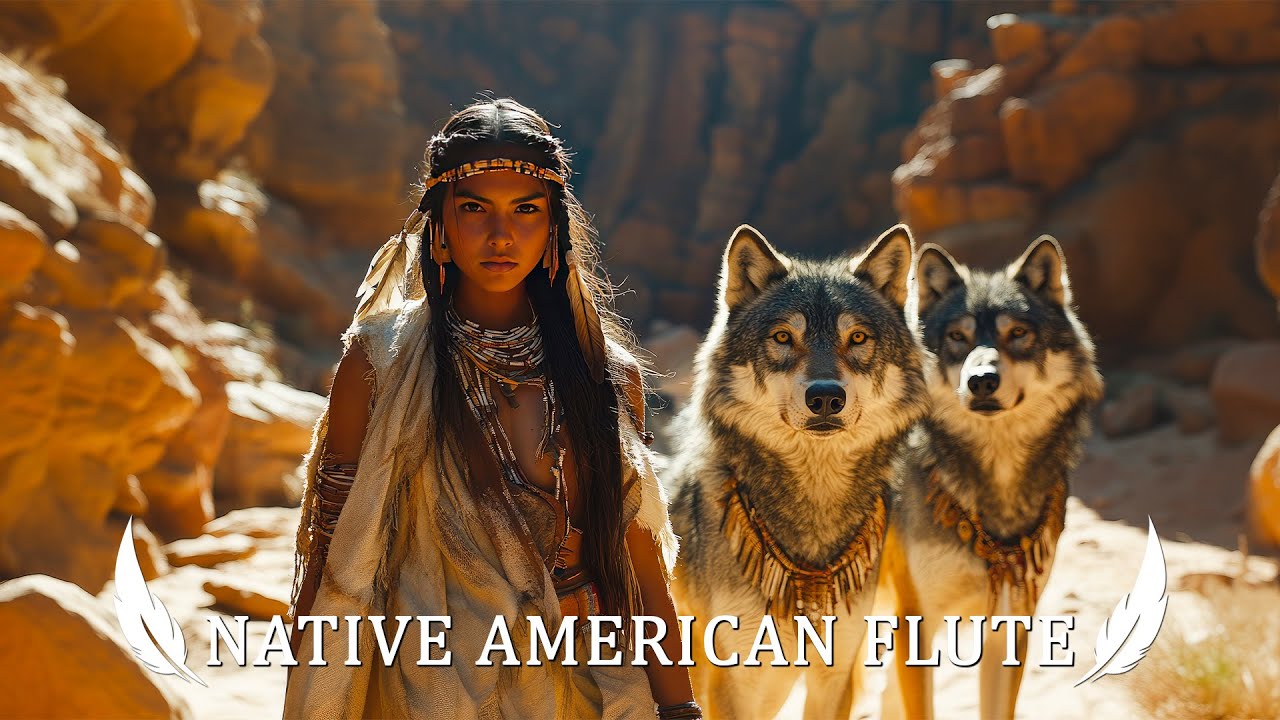 Echoes of the Canyon - Mystical Flute Sounds with Wolves - Native ...