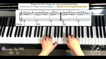 【Carl Czerny Op.599 】No.11-12 | Practical Exercises for Beginners