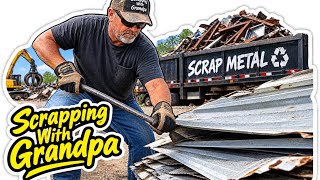 Over 600 dollars today scrapping roof panels.