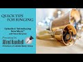 Quick Tips for Ringing | Ep 6