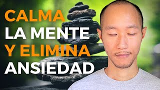 Mindfulness para la ANSIEDAD  Ejercicio de relajación de 4 pasos para calmar y eliminar ansiedad