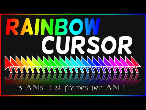 How do you get a rainbow cursor?