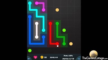 Flow Game Level - 344 [8x8] Mania Connect the Dots