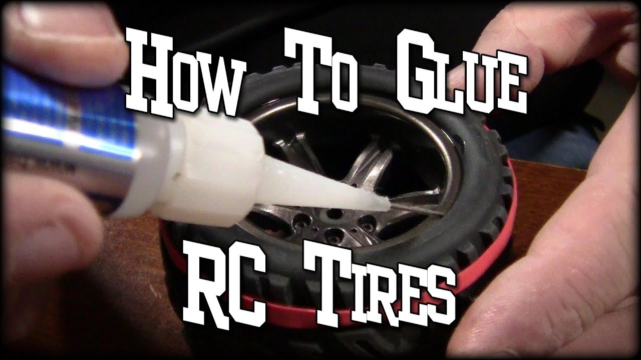 how to glue rc truck tires