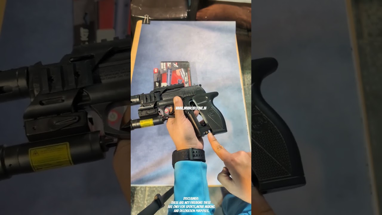 Crosman C11 Tactical most powerful CO2 air pistol in India 550 fps no license needed.