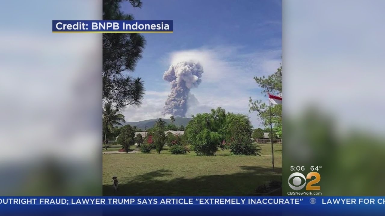Volcano Erupts In Indonesia