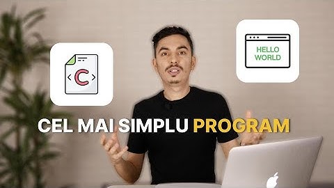 Primii pași în programare: cel mai simplu program în limbajul C 📄 | Episodul 13