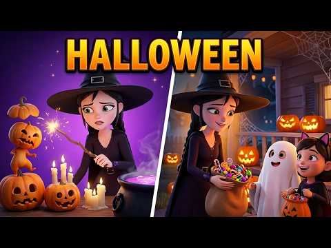 🎃 Halloween : Des Bonbons ou un Sort ! 👻 | Conte pour Enfants | Dessin Animé 3D