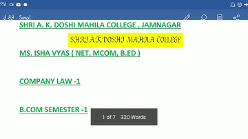 Fy bcom cl lecture 54 by pro Ms Isha vyas