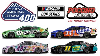 NASCAR Cup Series Paint Scheme Preview for Pocono