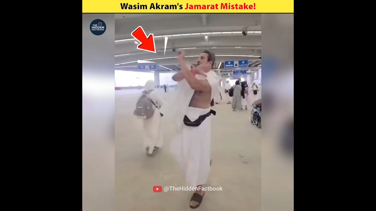 Wasim Akram Bowling Action at Jamarat? #shorts