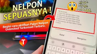 Paket nelpon unlimited Telkomsel | All Opt. Aktif 1 Bulan !