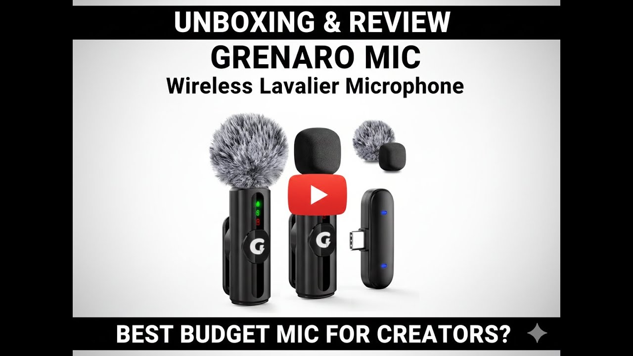 Genero Mic Review & Unboxing 🎤 | Budget Wireless Microphone Test | Honest Review