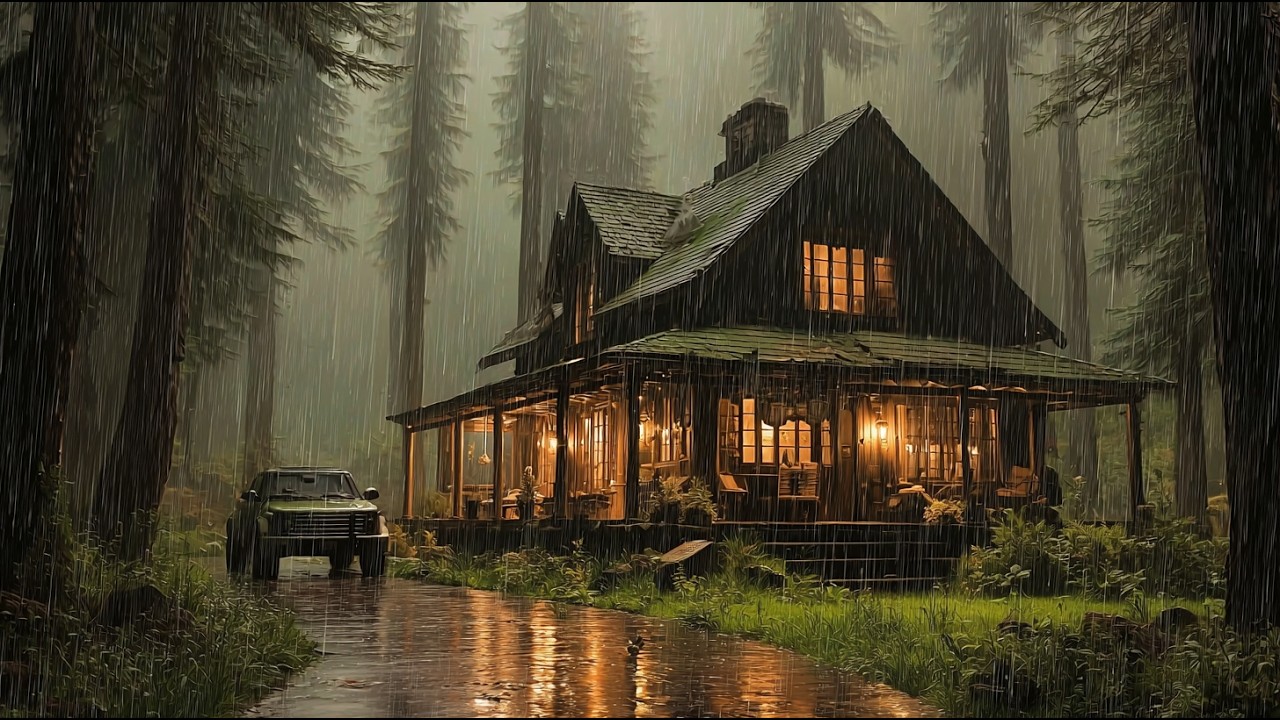 Сильный ночной дождь для мгновенного сна – учёба, отдых и снятие стресса под звуки дождя