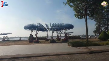 ĐƯỜNG HOA LẠC HỒNG - BỜ SÔNG MỸ THO, BẾN DU THUYỀN - CÔNG VIÊN BỜ SÔNG NGẮM CẦU RẠCH MIỄU TIỀN GIANG