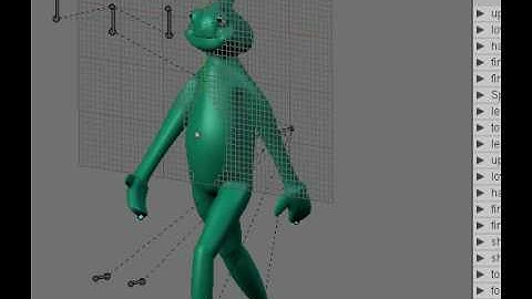 Blender 3D Walking animation test
