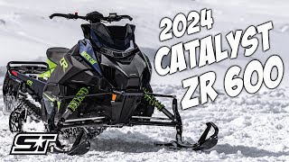 2024 Arctic Cat Catalyst ZR 600 129 Detailed Snowmobile Overview