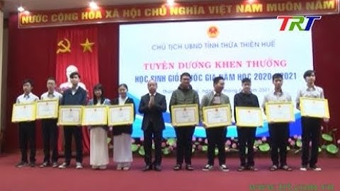Tuyên dương, khen thưởng các em học sinh giỏi Quốc gia