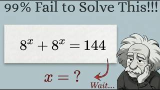 Germany I can you solve this l Olympiad Math exponential problem News