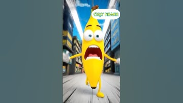 😱"Chạy Nhanh! Nó Đến Kìa!" CÁI KẾT Bất Ngờ Của Quả Chuối Hoảng Loạn! #banana#trending#youtubeshorts