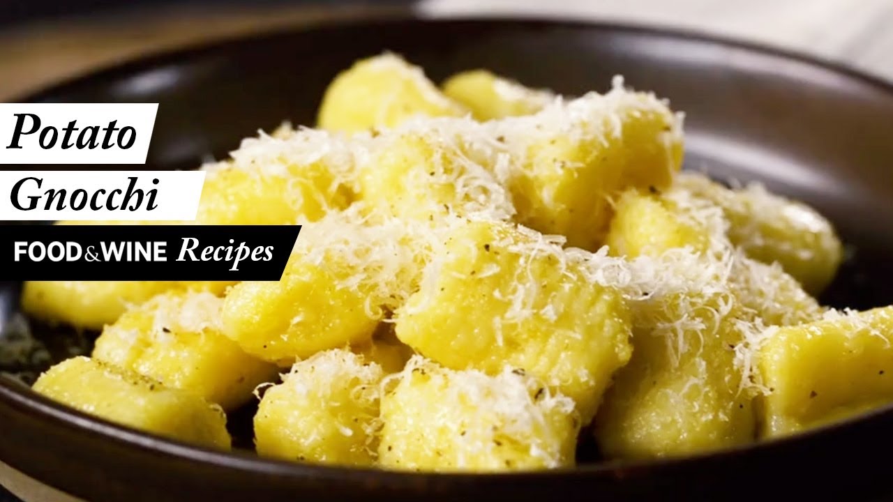 Fluffy Potato Gnocchi Food & Wine Recipes YouTube