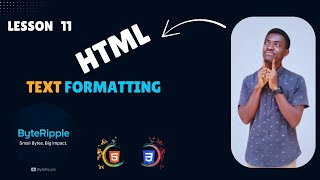 HTML Text Formatting for Beginners | Bold, Italic, Subscript & More
