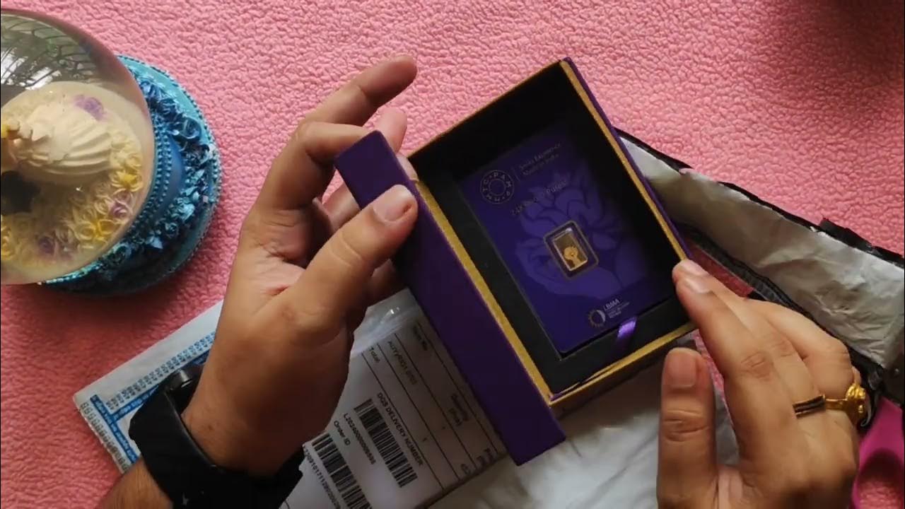 phonepe-1-gram-gold-coin-unboxing-phonepe-goldcoin-youtube