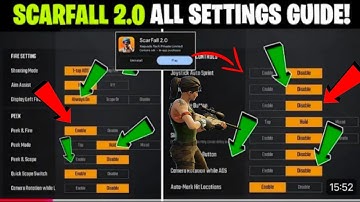🔥 Scarfall 2.0 All Basic Settings / Gameplay Control / Pickup / Customize Settings Guide & Explain
