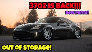 MY SLAMMED 370Z IS BACK!!! + NEW PARTS REVEAL!