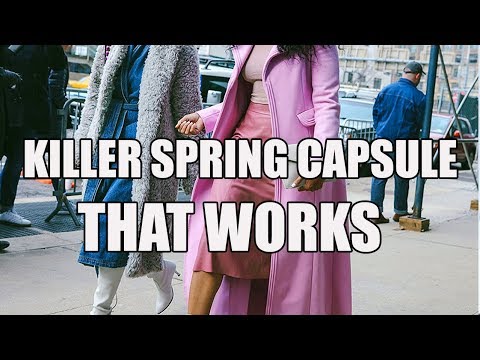 HOW TO BUILD A CAPSULE WARDROBE FOR SPRING!!