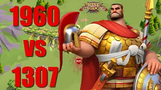 1960 vs 1307 and 1960 dominating? at pass 6 KvK Action the battle continue - Rise of Kingdoms