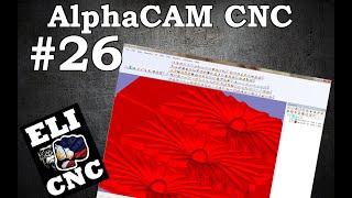 CNC VIDEO VLOG 1057 / ALPHACAM CNC RECTANGLE FLOWER RELIEF 3D RENDER DESIGN / ALPHACAM CNC/ MAR 3 25