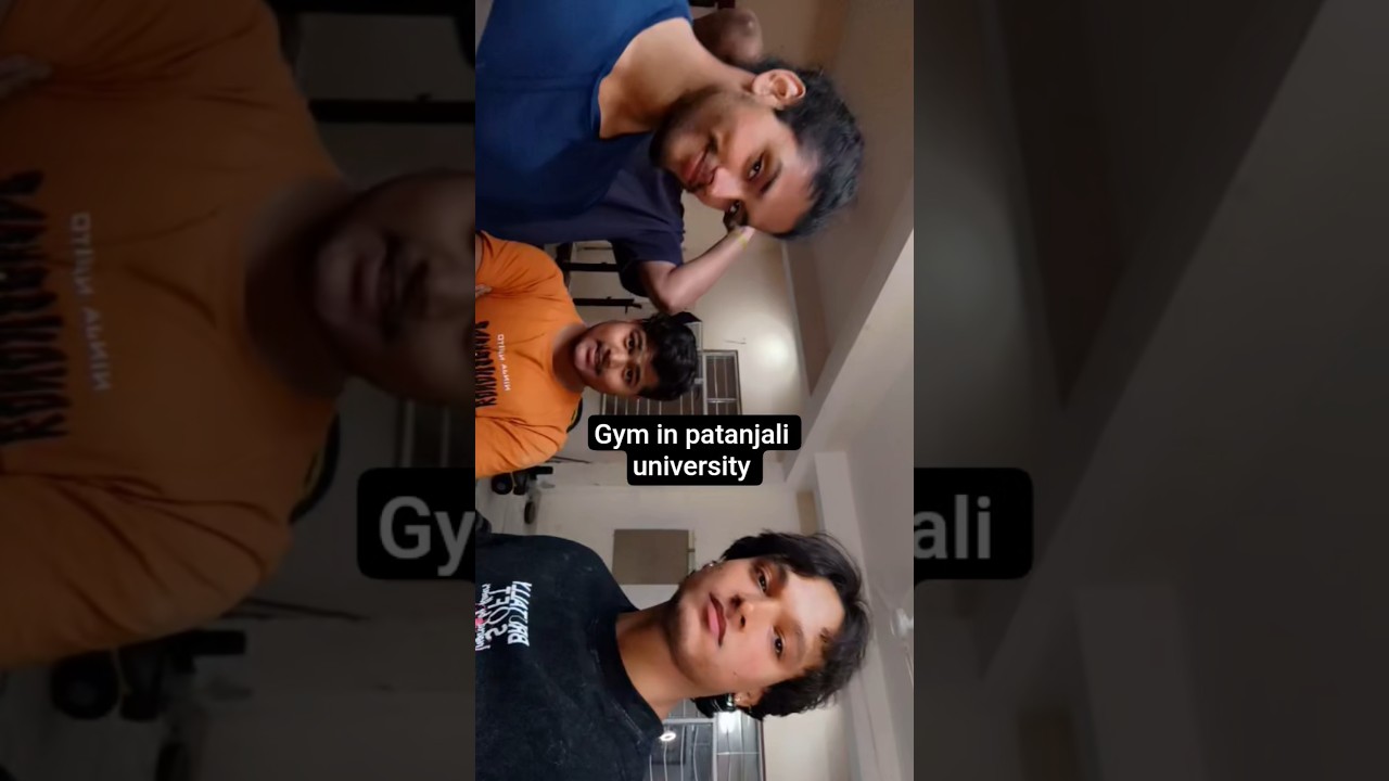 200/- wala Hostel gym💪🏻🔥|| patanjali hostel gym🫣 