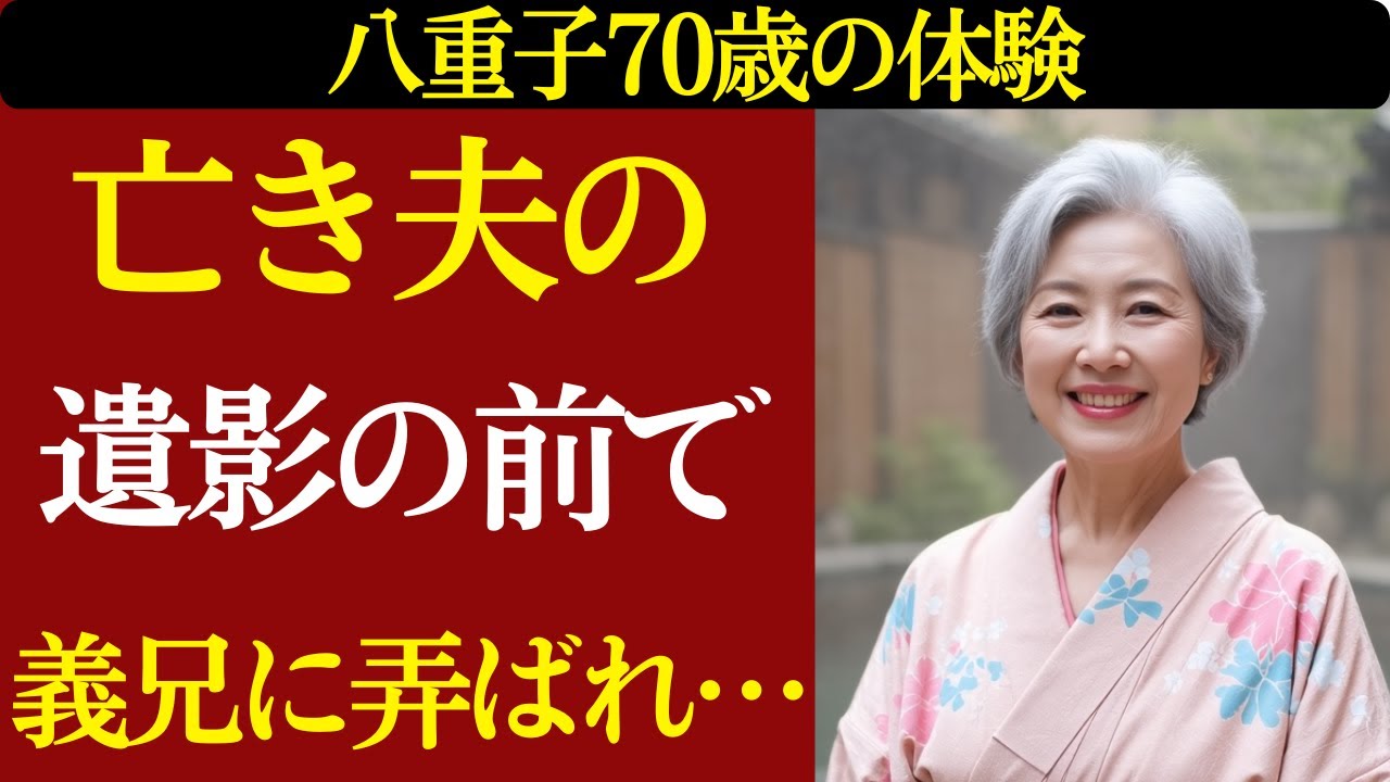 Outline Video 【シニア恋愛】「あなた、ごめんなさい…」65歳・未亡人。夫の兄と過ごした夜が変えた、私の余生【恋愛小説】