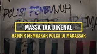 Massa Tak Dikenal Hampir Membakar Polisi Di Makassar | KRIM MALAM (04/10/22)