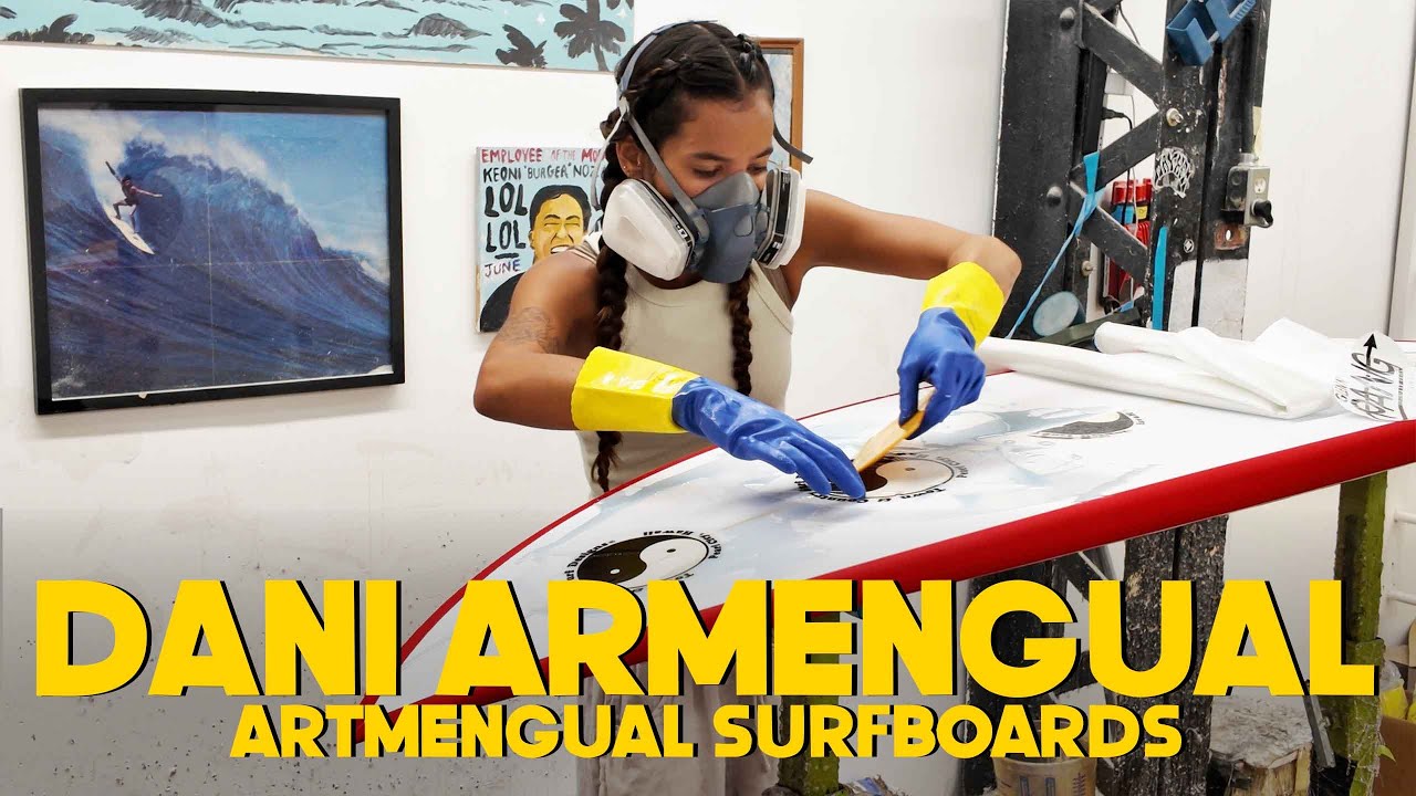 MEET THE WOMAN GLASSING WAVES ON THE NORTH SHORE OF O'AHU