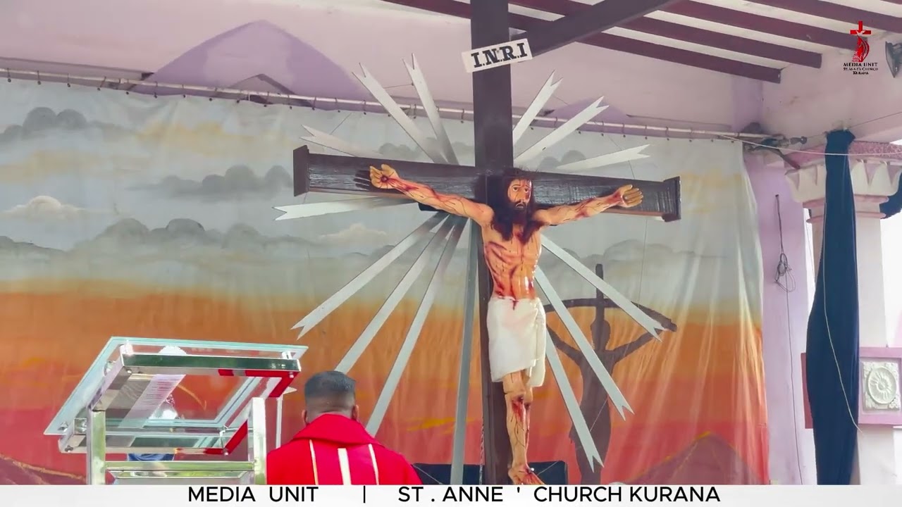 2024 Good Friday Service St. Anne's Church Kurana | Rev. Fr. Ranjith Terry Leads a Solemn Observance