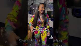 Shenseea makes a funny face after being asked about her DMs