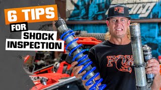 6 Tips For UTV Shock Inspection with Dustin Jones | FOX