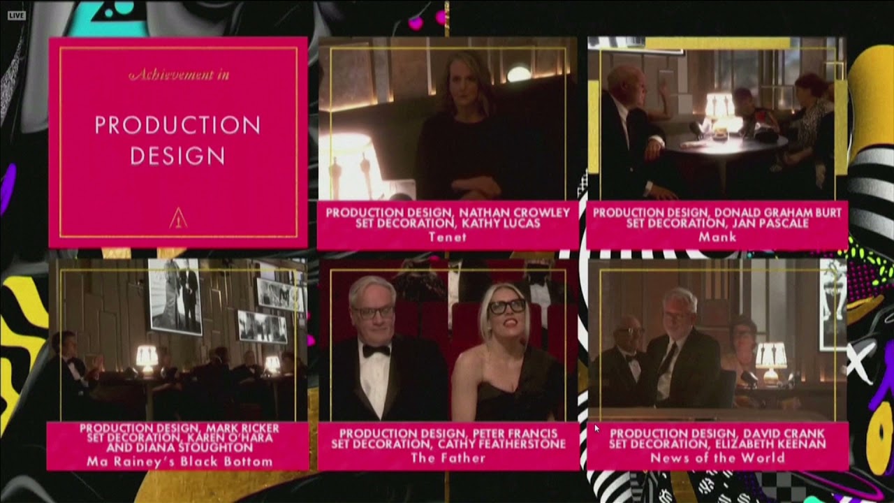 'Mank' wins Oscar for production design