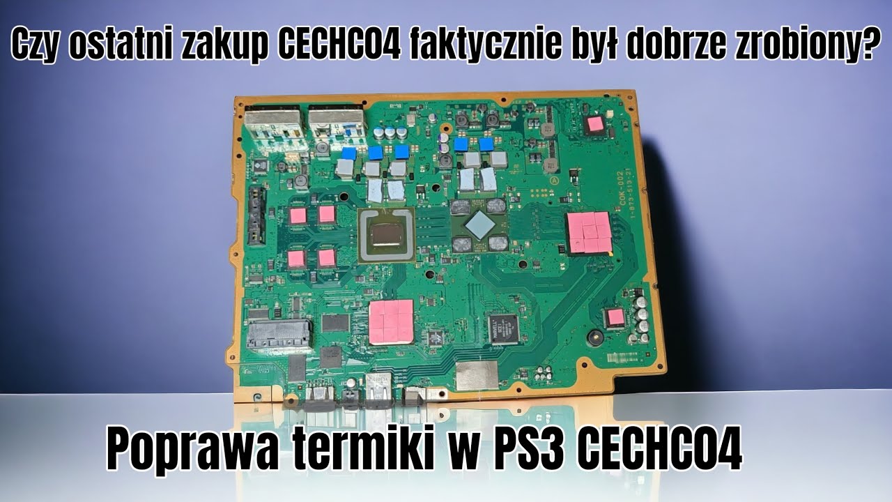 PS3 FAT z OLX: Wysokie Temperatury? Poprawiam Chłodzenie i Oceniam Serwis!