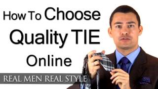 3 Tie Buying Tips - How To Buy A Quality Necktie Online - Choosing The Right Tie