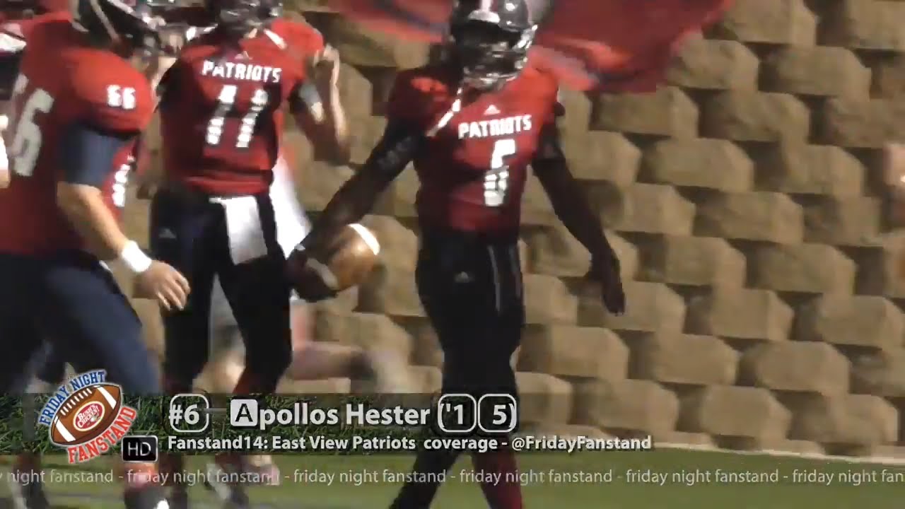 APOLLOS HESTER | EAST VIEW HIGH SCHOOL FOOTBALL HIGHLIGHT | 2014 - YouTube
