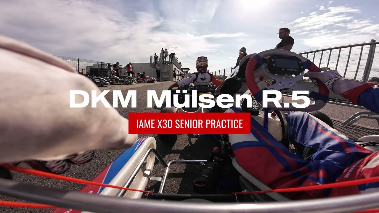 DKM Mülsen IAME X30 Senior 4K 50FPS | Free Practice | DJI OSMO Action 4