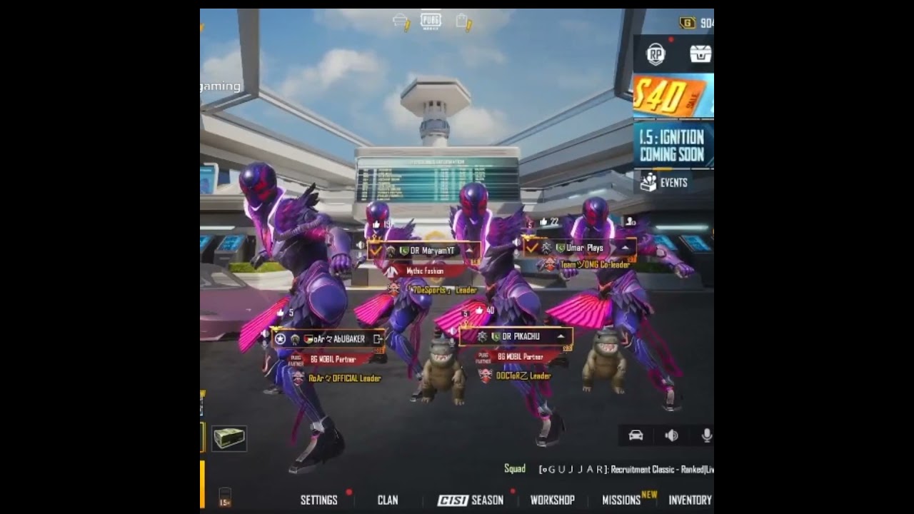 pubg mobile Best lobby video 