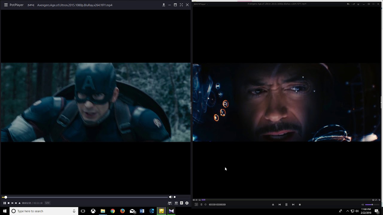 Alternative video player of KMPlayer