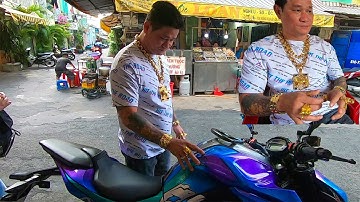 Có gì ở Quán Ốc Loan ông chủ Cưỡi Z 1000 đeo 100 cây vàng ở chung cư Nguyễn Thiện Thuật Sài Gòn