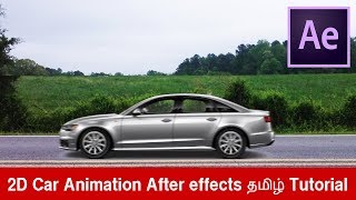 How to Animate a Car in After effects | Tamil Tutorial by Arun SV