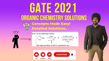 Mastering GATE 2021 Organic Chemistry Solutions!