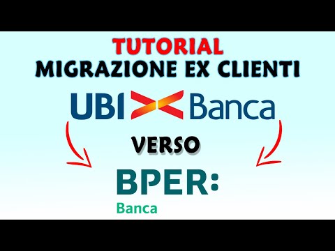 Tutorial - Migrazione da UBI Banca a BPER Banca + Password Smarrita - ITA